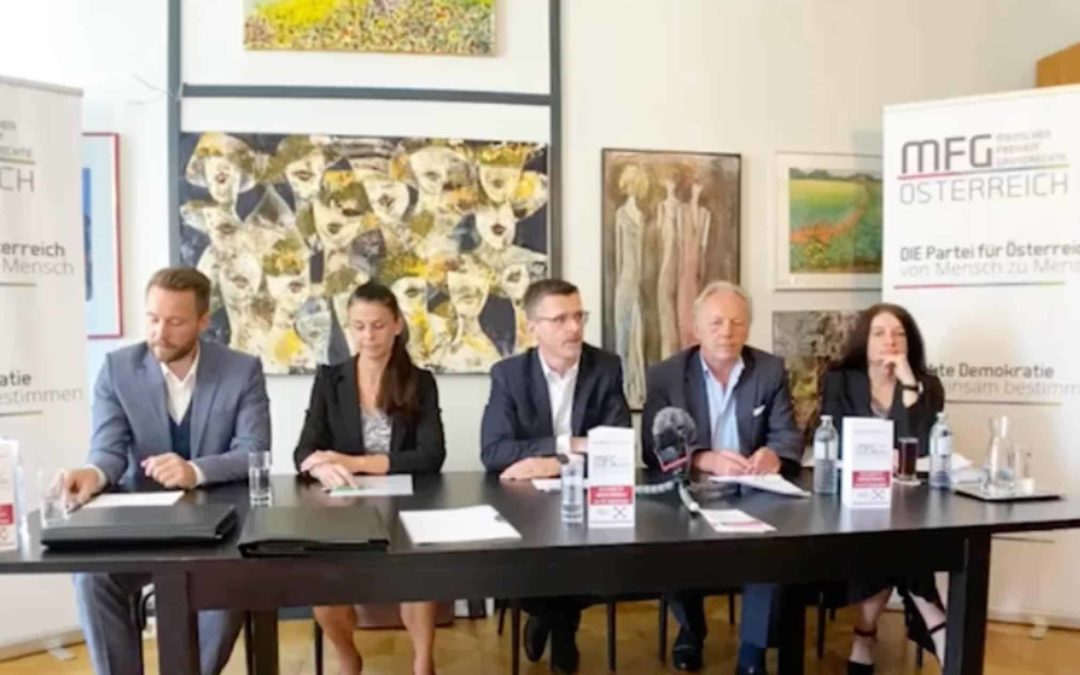 Pressekonferenz zum Wahlkampfauftakt bei der Landtagswahl Oberösterreich 2021
