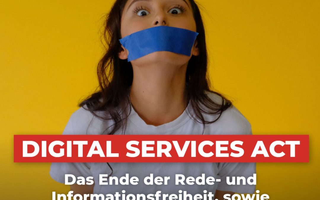 EU-Wahrheitsministerium stoppen – NEIN zum Digital Services Act!