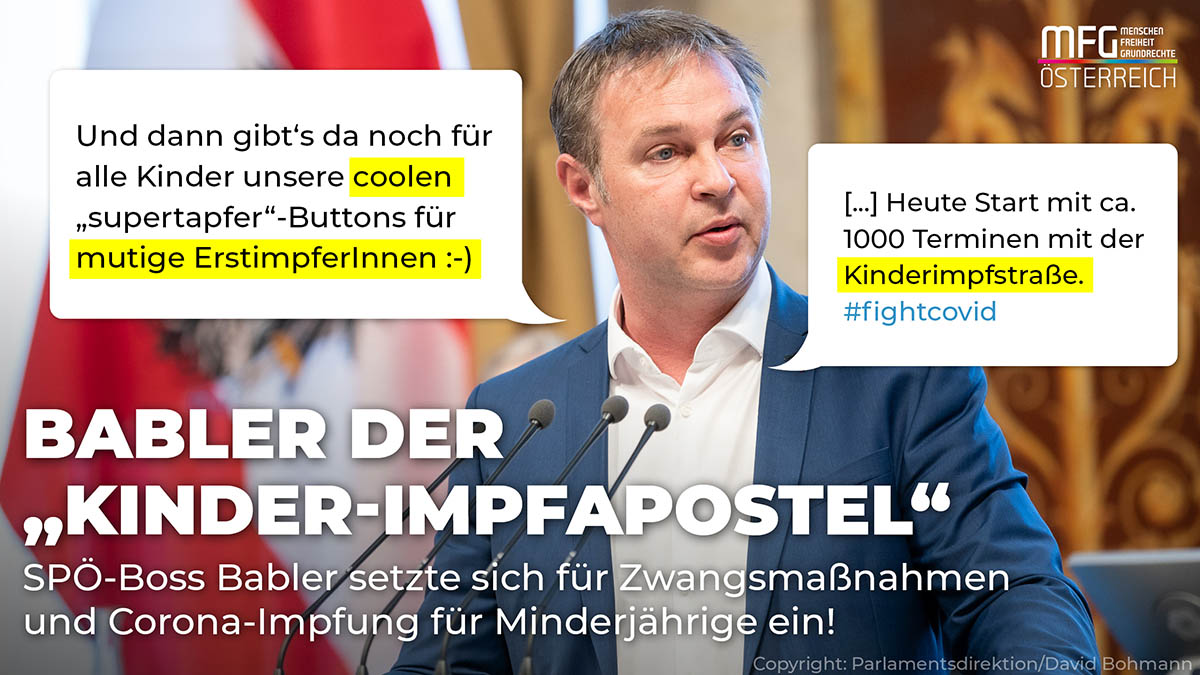Nach extremen SPÖ-Linksruck holt Babler seine Vergangenheit als „Kinder-Impfapostel“ ein