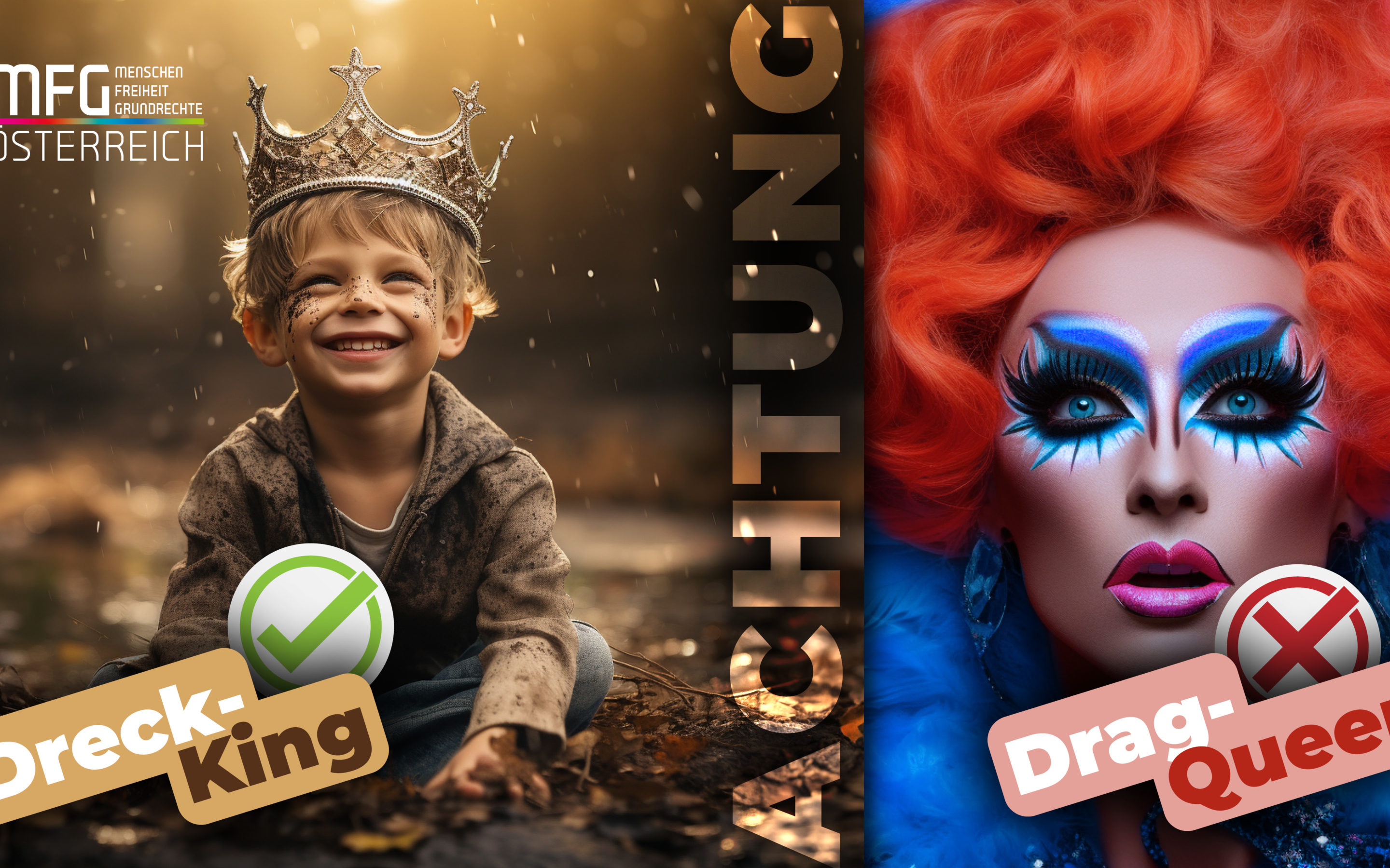 Anlässlich Drag-Queen-Lesung: MFG ruft in Linz zur Demo gegen Kindeswohlgefährdung auf