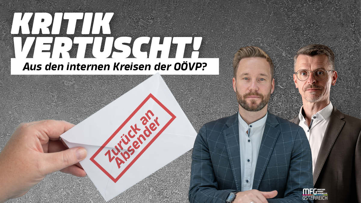 Auch in Oberösterreich „daschlogt“ die ÖVP gerne Unangenehmes